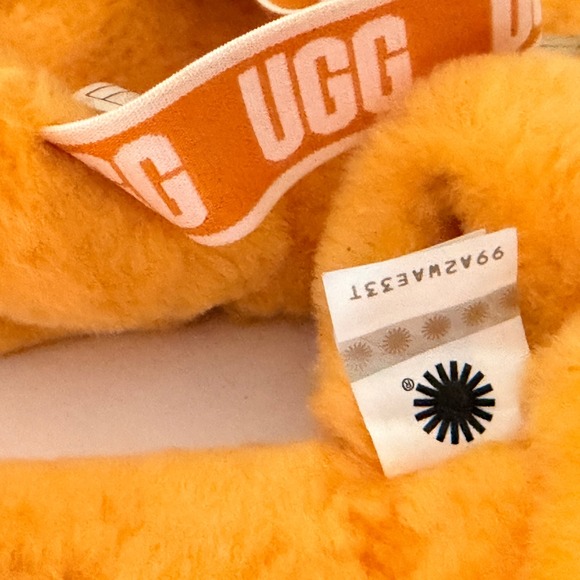 UGG 'Oh Yeah' Slippers Pop Orange‎ Womens Size 5 - Picture 4 of 9